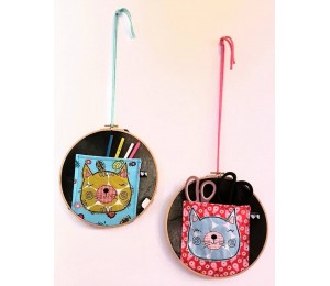 Stickserie - Kitty Doodle inkl. ITH Anhänger